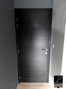 bloc porte,chêne, laqué, noir fabricant portes intérieur bois sur Vannes-Lorient-Pontivy